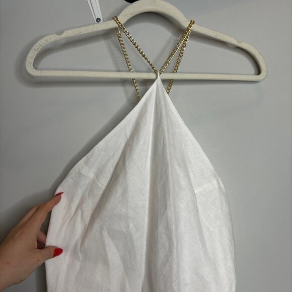 Amanda Uprichard Claudia X Back Chain Dress - Picture 3 of 9